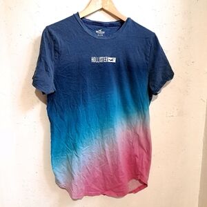 Hollister | Blue and Pink Men's Shirt